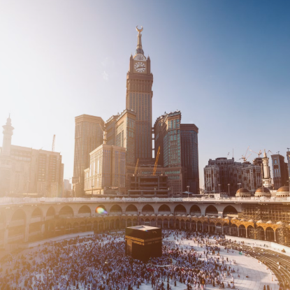 Voyage à Makkah tout compris avec billet d’avion – Hôtels sur demande !