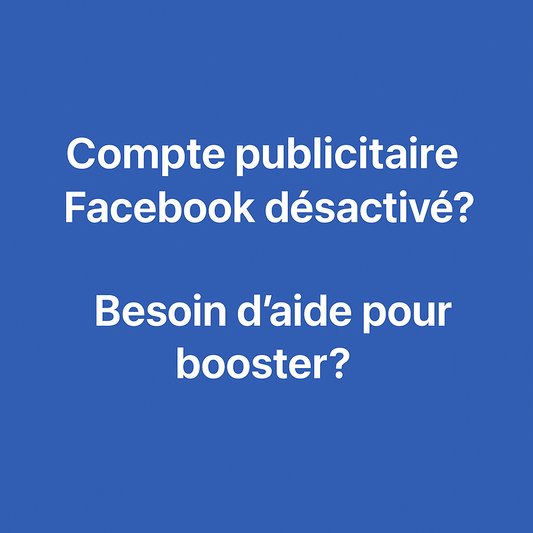 Booster sur Facebook, Instagram, Tiktok et Google